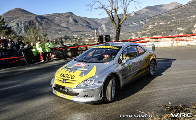 Olivier Burri - Christophe Hofmann
74º Rallye Automobile de Monte-Carlo 2006. Peugeot 307 WRC (954 PRV 75). Clasificado 12º.

Del 20 al 22 de Enero, Monaco.
Superficie: asfalto - nieve.

El Rally tenia un total de 1294.89 Km de los que 366.39 km divididos en 18 tramos eran especiales, (2 de ellas fueron canceladas SS3 Pierlas - Ilonse 1 de 23.22 Km y SS11 La Tour sur Tinee - Utelle 2 de 18.73 Km).

Se inscribieron 53 equipos, tomaron la salida 51, finalizaron 43.

© Petr Sagner
@
Palabras clave: Peugeot;WRC;Montecarlo;2006