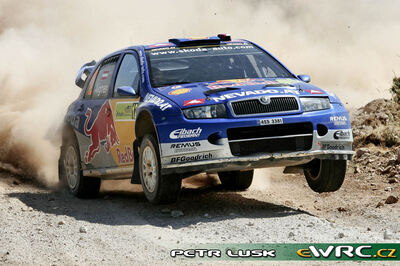 Andreas Aigner - Klaus Wicha
53º BP Ultimate Acropolis Rally of Greece 2006. Skoda Fabia WRC (4S5 3381). Clasificado 14º.
Red Bull Skoda

Del 2 al 4 de Junio, Athens.
Superficie: tierra.

El Rally constabade 3 etapas con un tenia un total de 1279.29 km de los que 355.62 km divididos en 18 tramos eran cronometrados.

Se inscribieron 91 equipos, tomaron la salida 84, finalizaron 69.

© Petr Lusk
@
Palabras clave: Skoda;Fabia;WRC;Acropolis;Grecia;Atenas;2006