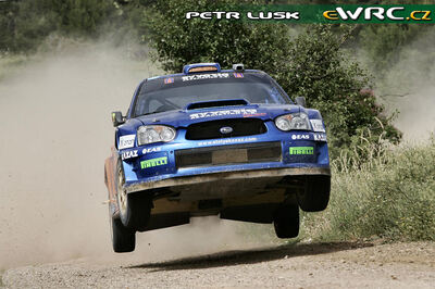 Armodios Vovos - "El-Em"
53º BP Ultimate Acropolis Rally of Greece 2006. Subaru Impreza S11 WRC '05 (LC54 WRC). Clasificado 14º.

Del 2 al 4 de Junio, Athens.
Superficie: tierra.

El Rally constabade 3 etapas con un tenia un total de 1279.29 km de los que 355.62 km divididos en 18 tramos eran cronometrados.

Se inscribieron 91 equipos, tomaron la salida 84, finalizaron 69.

© Petr Lusk
@
Palabras clave: Subaru;Impreza;WRC;Atenas;Grecia;Acropolis;2006