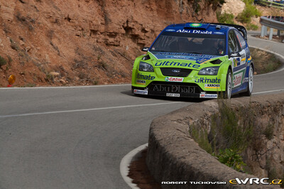 Marcus Grönholm - Timo Rautiainen
43º Rally RACC Catalunya - Costa Daurada 2007. Ford Focus RS WRC '07 (EU07 SSX). Clasificado 3º.
BP Ford World Rally Team

Del 5 al 7 de Octubre, Salou, Tarragona, Catalunya, España.
Superficie: asfalto.

El Rally tenia un total de 1359.96 km de los que 352.87 km divididos en 18 tramos, eran especiales.

Se inscribieron 84 equipos, tomaron la salida 81, finalizaron 65.

© Robert Tuchowski
@@
Palabras clave: Ford;Focus;WRC;Catalunya;Costa_Daurada;RACC;España;Spain;2007
