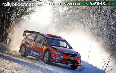 Henning Solberg - Cato Menkerud
Rally Norway 2009. Ford Focus RS WRC '08 (EU07 SUA). Clasificado 4º.
Stobart VK Ford Rally Team

Del 12 al 15 de Febrero, Hamar.
Superficie: nieve - hielo.

El Rally tenia un total de 1230.15 km de los que 360.90 km divididos en 3 etapas y 23 tramos eran cronometrados.

Tomaron la salida 42 equipos, finalizaron 34.

© Benjamin A. Ward
@@
Palabras clave: ;Ford;Focus;WRC;Noruega;2009;Nieve