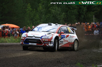 Sébastien Ogier - Julien Ingrassia
59º Neste Oil Rally Finland 2009. Citröen C4 WRC (AA-655-VF). Clasificado 6º.
Citroën Junior Team

Del 30 de Julio al 2 de Agosto, Jyväskylä, Finlandia.
Superficie: tierra.

El Rally tenía un total de 1449.61 km de los que 345 Km divididos en 23 tramos eran especiales.

Tomaron la salida 90 equipos, finalizaron 60.

© Petr Eliáš
@
Palabras clave: Sebastien_Ogier;Citroen;WRC;Finlandia;2009