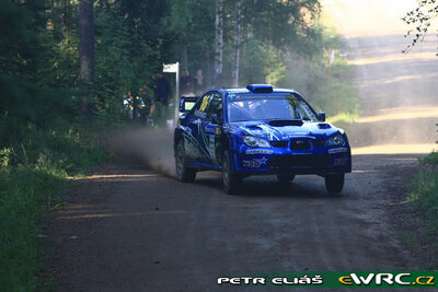 Jari Ketomaa - Mika Stenberg
59º Neste Oil Rally Finland 2009. Subaru Impreza S12B WRC '07 (DL 51125). Clasificado 7º.

Del 30 de Julio al 2 de Agosto, Jyväskylä, Finlandia.
Superficie: tierra.

El Rally tenía un total de 1449.61 km de los que 345 Km divididos en 23 tramos eran especiales.

Tomaron la salida 90 equipos, finalizaron 60.

© Petr Eliáš
@
Palabras clave: Subaru;Impreza;WRC;Finlandia;2009