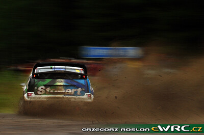 Matthew Wilson - Scott Martin
59º Neste Oil Rally Finland 2009. Ford Focus RS WRC '08 (EJ-1599). Clasificado 8º.

Del 30 de Julio al 2 de Agosto, Jyväskylä, Finlandia.
Superficie: tierra.

El Rally tenía un total de 1449.61 km de los que 345 Km divididos en 23 tramos eran especiales.

Tomaron la salida 90 equipos, finalizaron 60.

© Greg Roslon
@
Palabras clave: Ford;Focus;WRC;Finlandia;2009