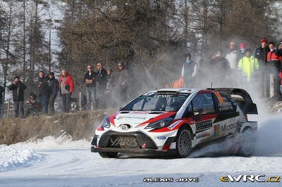 Jari-Matti Latvala - Miikka Anttila
85º Rallye Automobile de Montecarlo 2017. Toyota Yaris WRC (A-5852). Clasificado 2º.
Toyota Gazoo Racing WRT

Del 18 al 21 de Enero, Gap - Monaco.
Superficie: asfalto - nieve.

El Rallye constaba de 4 etapas con un total de 11411.85 km de los que 382.65 km divididos en 15 tramos eran cronometrados, (2 de ellos fueron cancelados SS1 Entrevaux - Val-de-Chalvagne - Ubraye de 21,25 km y SS16 Lucéram - Col St-Roch 2 de 5,5 km).

Tomaron la salida 73 equipos, finalizaron 54.

© Alexis Joye

Palabras clave: Toyota;Yaris;WRC;Montecarlo;2017