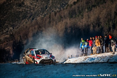 Jari-Matti Latvala - Miikka Anttila
85º Rallye Automobile de Montecarlo 2017. Toyota Yaris WRC (A-5852). Clasificado 2º.
Toyota Gazoo Racing WRT

Del 18 al 21 de Enero, Gap - Monaco.
Superficie: asfalto - nieve.

El Rallye constaba de 4 etapas con un total de 11411.85 km de los que 382.65 km divididos en 15 tramos eran cronometrados, (2 de ellos fueron cancelados SS1 Entrevaux - Val-de-Chalvagne - Ubraye de 21,25 km y SS16 Lucéram - Col St-Roch 2 de 5,5 km).

Tomaron la salida 73 equipos, finalizaron 54.

© Martin Husár

Palabras clave: Toyota;Yaris;WRC;Montecarlo;2017