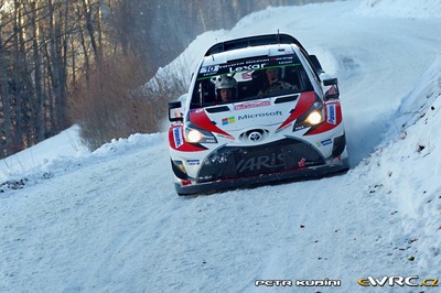 Jari-Matti Latvala - Miikka Anttila
85º Rallye Automobile de Montecarlo 2017. Toyota Yaris WRC (A-5852). Clasificado 2º.
Toyota Gazoo Racing WRT

Del 18 al 21 de Enero, Gap - Monaco.
Superficie: asfalto - nieve.

El Rallye constaba de 4 etapas con un total de 11411.85 km de los que 382.65 km divididos en 15 tramos eran cronometrados, (2 de ellos fueron cancelados SS1 Entrevaux - Val-de-Chalvagne - Ubraye de 21,25 km y SS16 Lucéram - Col St-Roch 2 de 5,5 km).

Tomaron la salida 73 equipos, finalizaron 54.

© Petr Kubíni

Palabras clave: Toyota;Yaris;WRC;Montecarlo;2017