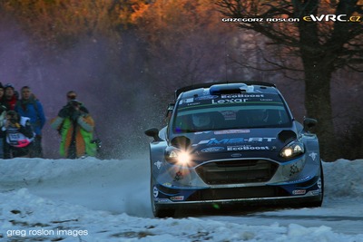 Ott Tänak - Martin Järveoja
85º Rallye Automobile de Montecarlo 2017. Ford Fiesta WRC (WRT 2). Clasificado 3º.
M-Sport World Rally Team

Del 18 al 21 de Enero, Gap - Monaco.
Superficie: asfalto - nieve.

El Rallye constaba de 4 etapas con un total de 11411.85 km de los que 382.65 km divididos en 15 tramos eran cronometrados, (2 de ellos fueron cancelados SS1 Entrevaux - Val-de-Chalvagne - Ubraye de 21,25 km y SS16 Lucéram - Col St-Roch 2 de 5,5 km).

Tomaron la salida 73 equipos, finalizaron 54.

© Greg Roslon

Palabras clave: Ford;Fiesta;WRC;Montecarlo;2017