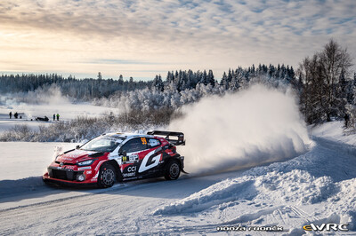 Oliver Solberg - Elliott Edmondson
73º Rally Sweden 2026. Toyota GR Yaris Rally1 (A-7662). Clasificado 4º.
Toyota Gazoo Racing WRT

Del 12 al 15 de Febrero, Umeå.
Superficie: nieve - hielo.

El Rallye constaba de 3 etapas con un total de 1069.44 km de los que 300.66 km divididos en 18 tramos eran cronometrados.

Tomaron la salida 57 equipos.

© Honza Fronek

Palabras clave: Toyotra;Yaris;Suecia;2026;Rally1