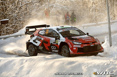 Elfyn Evans - Scott Martin
73º Rally Sweden 2026. Toyota GR Yaris Rally1 (A-7663). Clasificado 1º.
Toyota Gazoo Racing WRT

Del 12 al 15 de Febrero, Umeå.
Superficie: nieve - hielo.

El Rallye constaba de 3 etapas con un total de 1069.44 km de los que 300.66 km divididos en 18 tramos eran cronometrados.

Tomaron la salida 57 equipos.

© Jouni Laakso

Palabras clave: Toyotra;Yaris;Suecia;2026;Rally1