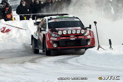 Elfyn Evans - Scott Martin
73º Rally Sweden 2026. Toyota GR Yaris Rally1 (A-7663). Clasificado 1º.
Toyota Gazoo Racing WRT

Del 12 al 15 de Febrero, Umeå.
Superficie: nieve - hielo.

El Rallye constaba de 3 etapas con un total de 1069.44 km de los que 300.66 km divididos en 18 tramos eran cronometrados.

Tomaron la salida 57 equipos.

© Jouni Laakso

Palabras clave: Toyotra;Yaris;Suecia;2026;Rally1