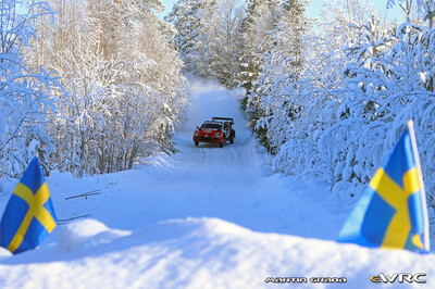 Sami Pajari - Marko Salminen
73º Rally Sweden 2026. Toyota GR Yaris Rally1 (A-7657). Clasificado 3º.
Toyota Gazoo Racing WRT2

Del 12 al 15 de Febrero, Umeå.
Superficie: nieve - hielo.

El Rallye constaba de 3 etapas con un total de 1069.44 km de los que 300.66 km divididos en 18 tramos eran cronometrados.

Tomaron la salida 57 equipos.

© Martin Grana

Palabras clave: Toyotra;Yaris;Suecia;2026;Rally1