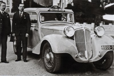 Ch. Lahaye - R. Quatresous
14º Rallye Automobile de Monte-Carlo 1935. Renault Nervasport (80000 DU2) Clasificado 1º.

Del 19 al 25 de Enero.
Superficie: asfalto - nieve.

Se inscribieron 165 equipos, tomaron la salida 149, finalizaron 103.
Palabras clave: Montecarlo;Renault;1935