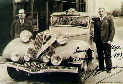 Ch. Lahaye - R. Quatresous
14º Rallye Automobile de Monte-Carlo 1935. Renault Nervasport (80000 DU2) Clasificado 1º.

Del 19 al 25 de Enero.
Superficie: asfalto - nieve.

Se inscribieron 165 equipos, tomaron la salida 149, finalizaron 103.
Palabras clave: Montecarlo;Renault;1935