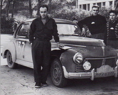 Jean Rolland - Paul Delaye
16º Rallye Automobile de Monte-Carlo 1956. Peugeot 203. Clasificado 54º.

Del 16 al 23 de Enero, Monaco.
Superficie: asfalto - nieve.

El Rally tenia un total de 4800 km de los que 420 km divididos en 18 tramos eran especiales, (2 ellas fueron canceladas SS10 Col de la Porte de 18.25 Km y SS11 La Cabanette de 18.25Km).

Tomaron la salida 278 equipos, finalizaron 51.@
Palabras clave: Peugeot;Montecarlo;1956;Personajes