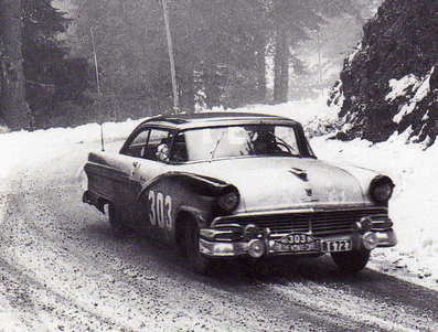 Iwan Hartley - Valter Karlsson
16º Rallye Automobile de Monte-Carlo 1956. Ford V8 Fairlane. Clasificado 64º.

Del 16 al 23 de Enero, Monaco.
Superficie: asfalto - nieve.

El Rally tenia un total de 4800 km de los que 420 km divididos en 18 tramos eran especiales, (2 ellas fueron canceladas SS10 Col de la Porte de 18.25 Km y SS11 La Cabanette de 18.25Km).

Tomaron la salida 278 equipos, finalizaron 51.@
Palabras clave: Ford;Fairlane;Montecarlo;1956;nieve