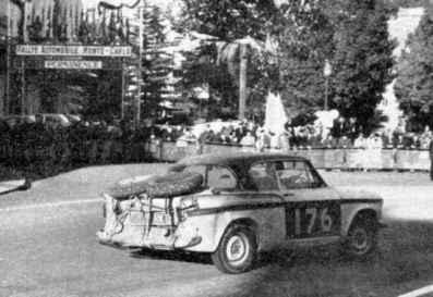 Hunt - Mac
32º Rallye Automobile de Monte-Carlo 1963. Sunbeam Rapier. Clasificado 65º.

Del 20 al 24 de Enero, Monte-Carlo.
Superficie: asfalto - nieve.

Tomaron la salida 296 equipos, finalizaron 96.@
Palabras clave: Sunbeam;Rapier;Montecarlo;1963
