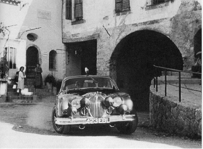 Dan Margulies - John Brown
24º Coupe des Alpes 1963. Jaguar Mk2 3.8 (423 EBL). Abandonó.

Del 20 al 25 de Junio, Marseille - Chamonix - Milan - Marseille.
Superficie: asfalto.

Tomaron la salida 79 equipos, finalizaron 24.@
Palabras clave: Jaguar;Alpes;1963