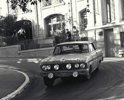 Bo Ljungfeldt - Fergus Sager
33º Rallye Automobile de Monte-Carlo 1964. Ford Falcon Futura Sprint (ZE 1047). Clasificado 2º.

Del 18 al 21 de Enero, Monte Carlo.
Superficie: asfalto - nieve.

Se inscribieron 306 equipos, tomaron la salida 299, finalizaron 163.@
Palabras clave: Ford;Falcon;Futura;Sprint;Montecarlo;1964