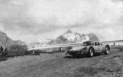 Jacques Rey - Jean-Pierre Hanrioud 
25º Coupe des Alpes 1964. Porsche 904 Carrera GTS (828 Z-3293). Clasificado 3º.

Del 22 al 27 de Junio, Marseille - Grenoble - Monte-Carlo.
Superficie: asfalto.

La prueba constaba 10 tramos cronometrados.
Incluyendo tramos de enlace y cronometrados tenía un total de 3412.00 km.

Tomaron la salida 73 Equipos, finalizaron 25.@
Palabras clave: Porsche;Alpes;1964