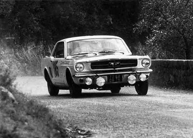 Henri Greder - Martial Delalande
34º Rallye Automobile de Monte-Carlo 1965. Ford Mustang (7288 QW 75). Abandonó.

Del 16 al 25 de Enero, Monte-Carlo.
Superficie: asfalto - nieve.

Se inscribieron 275 equipos, tomaron la salida 237, finalizaron 35.@
Palabras clave: Ford;Mustang;Montecarlo;1965