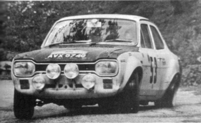 Roger Albert Clark - Jim Porter
29º Coupe des Alpes 1968. Ford Escort Twin Cam (AVX 57 4G). Abandonó por motor.

Del 2 al 8 de Septiembre, Marseille - Aix les Bains - Antibes, Francia.
Superficie: asfalto.

La prueba constaba de 3 etapas con un total de 174.10 km cronometrados divididos en 10 tramos especiales.

Tomaron la salida 64 equipos, finalizaron 12.@
Palabras clave: Ford;Alpes;1968