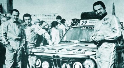 William Bendek - Dieter Hubner - Jorge Burgoa
Daily Mirror London-Mexico World Cup Rally 1970. BMW 2002 TI. Clasificado 13º.

Del 19 de Abril al 27 de Mayo, Londres - Mexico.
Superficie: tierra - asfalto.

ITINERARIO:
Reino Unido, Francia, Alemania Occidental, Austria, Hungría, Yugoslavia, Bulgaria, regreso a Yugoslavia, Italia, Sur de Francia, España, Portugal.
REINICIO:
Brasil, Uruguay, Argentina, Chile, regreso a Argentina, Bolivia, Perú, Ecuador, Colombia, Panamá, Costa Rica, Nicaragua, Honduras, El Salvador, Guatemala y México.

La prueba constaba de 29 tramos especiales con un total de 25.750.00 km incluyendo los tramos de enlace.

Tomaron la salida 96 equipos, finalizaron 26.
@
Palabras clave: William_Bendek;Londres-Mexico;BMW;1970