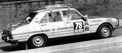 Emil Ipar - Enrique Esteguy - Juan Esteguy
Daily Mirror London-Mexico World Cup Rally 1970. Peugeot 504. Abandonó, desconocemos el motivo.

Del 19 de Abril al 27 de Mayo, Londres - Mexico.
Superficie: tierra - asfalto.

ITINERARIO:
Reino Unido, Francia, Alemania Occidental, Austria, Hungría, Yugoslavia, Bulgaria, regreso a Yugoslavia, Italia, Sur de Francia, España, Portugal.
REINICIO:
Brasil, Uruguay, Argentina, Chile, regreso a Argentina, Bolivia, Perú, Ecuador, Colombia, Panamá, Costa Rica, Nicaragua, Honduras, El Salvador, Guatemala y México.

La prueba constaba de 29 tramos especiales con un total de 25.750.00 km incluyendo los tramos de enlace.

Tomaron la salida 96 equipos, finalizaron 26.
@
Palabras clave: Emil_Ipar;Londres-Mexico;Peugeot;1970