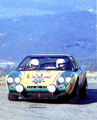 Jean Ragnotti - Jacques Jaubert
16º Tour de Corse 1972. Ligier JS 2 (214 NL 03). Abandonó por la suspensión del coche.

Del 4 al 11 de Noviembre, Ajaccio, Córcega, Francia.
Superficie: asfalto.

El Rally tenia un total de 709.00 km cronometrados divididos en 24 tramos especiales (5 de ellos fueron cancelados, SS1 Port de Coti Chiavari-Stiliccione de 32.00 km, SS2 Sartene - Tirolo de 22.00 km, SS3 Orone - Sotta de 22.00 km, SS19 Luri - Canari de 28.00 km y SS20 Patrimonio-St Pietro de 35.00 km)

Tomaron la salida 49 equipos, finalizaron 30.@
Palabras clave: ;Ligier;Corcega;1972;Corse