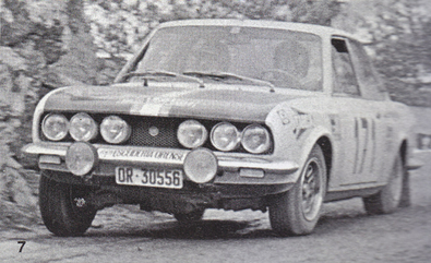 Estanislao Reverter - Antonio Freire
41º Rallye Automobile de Monte-Carlo 1972. Seat 124 Sport 1600 (OR-30556). Abandonó, desconocemos el motivo.

Del 21 al 28 de Enero, Monte-Carlo.
Superficie: asfalto - nieve.

El Rally constaba de 2 etapas y 437.50 km cronometrados divididos en 16 tramos especiales.

Se inscribieron 299 equipos, tomaron la salida 264, finalizaron 40.@@
Palabras clave: Estanislao_Reverter;Montecarlo;Seat;Sport;1972