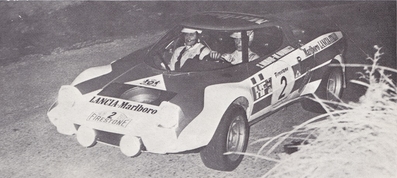 Sandro Munari - Mario Mannucci
7º Rally Firestone 1973. Lancia Stratos HF. Clasificado 1º.

Del 6 al 8 de Abril. Coef. 7,4.
Puntuable para el Campeonato de Europa de Rallyes para conductores.
Organizador Real Peña Motorista de Vizcaya.

El Rally tenia un total de 1505 Km de los que 383 Km divididos en 27 tramos, eran especiales.

Se inscribieron 96 equipos, tomaron la salida 71, finalizaron 27.

En la 4ª participación con el Stratos, Munari - Manucci consiguen la primera victoria.
Fue el comienzo de una larga serie de éxitos.
@
Palabras clave: Sandro_Munari;Lancia;Stratos;Firestone;1973