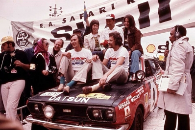 Harry Källström - Claes Billstam
21º East African Safari Rally 1973. Datsun 1800SSS (TKS55YA9191). Clasificado 2º.

Del 19 al 23 de Abril, Nairobi, Kenya.
Superficie: tierra

Se inscribieron 89 equipos, tomaron la salida 89, finalizaron 18.@
Palabras clave: ;Claes_Billstam;Datsun;Safari;1973;Personajes