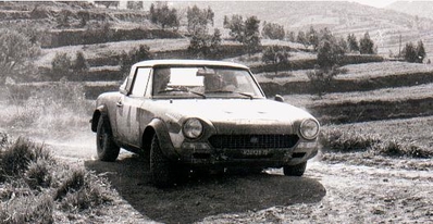 Sergio Barbasio - Gino Macaluso
6º Rally dell'Isola d'Elba 1973. Fiat 124 Abarth Rallye. Clasificado 2º.

Del 12 al 14 de Abril, Livorno.
Superficie: asfalto - tierra.

El Rally constaba de 2 etapas 309.60 km cronometrados divididos en 36 tramos especiales (3 de ellos fueron cancelados SS3 Monumento de 6 km, SS11 Monumento 2 de 6 km y SS21 Falconaia - Monte Lentisco de 20 km).

Tomaron la salida 89 equipos, finalizaron 21.
@
Palabras clave: ;Elba;Fiat;1973