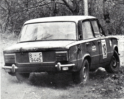 Antonio Zanini Sans - Jordi Sabater
7º Rally Firestone 1973. Seat 124 1800 (B-9445-S). Clasificado 6º.

Del 6 al 8 de Abril. Coef. 7,4.
Puntuable para el Campeonato de Europa de Rallyes para conductores.
Organizador Real Peña Motorista de Vizcaya.

El Rally tenia un total de 1505 Km de los que 383 Km divididos en 27 tramos, eran especiales.

Se inscribieron 96 equipos, tomaron la salida 71, finalizaron 27.@
Palabras clave: ;Seat;Firestone;1973