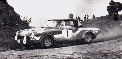 Raffaele (Lele) Pinto - Arnaldo Bernacchini
6º Rally dell'Isola d'Elba 1973. Fiat 124 Abarth Rallye. Abandonó en SS1 1 Monte Poppe de 5.00 km. desconocemos el motivo.

Del 12 al 14 de Abril, Livorno.
Superficie: asfalto - tierra.

El Rally constaba de 2 etapas 309.60 km cronometrados divididos en 36 tramos especiales (3 de ellos fueron cancelados SS3 Monumento de 6 km, SS11 Monumento 2 de 6 km y SS21 Falconaia - Monte Lentisco de 20 km).

Tomaron la salida 89 equipos, finalizaron 21.
@
Palabras clave: Raffaele_Pinto;Fiat;Elba;1973
