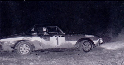 Raffaele (Lele) Pinto - Arnaldo Bernacchini
6º Rally dell'Isola d'Elba 1973. Fiat 124 Abarth Rallye. Abandonó en SS1 1 Monte Poppe de 5.00 km. desconocemos el motivo.

Del 12 al 14 de Abril, Livorno.
Superficie: asfalto - tierra.

El Rally constaba de 2 etapas 309.60 km cronometrados divididos en 36 tramos especiales (3 de ellos fueron cancelados SS3 Monumento de 6 km, SS11 Monumento 2 de 6 km y SS21 Falconaia - Monte Lentisco de 20 km).

Tomaron la salida 89 equipos, finalizaron 21.
@
Palabras clave: Raffaele_Pinto;Fiat;Elba;1973