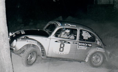 Herbert Grünsteidl - Georg Hopf
6º Rally dell'Isola d'Elba 1973. Volkswagen 1302 S. Abandonó, desconocemos el motivo y en que especial.

Del 12 al 14 de Abril, Livorno.
Superficie: asfalto - tierra.

El Rally constaba de 2 etapas 309.60 km cronometrados divididos en 36 tramos especiales (3 de ellos fueron cancelados SS3 Monumento de 6 km, SS11 Monumento 2 de 6 km y SS21 Falconaia - Monte Lentisco de 20 km).

Tomaron la salida 89 equipos, finalizaron 21.
@
Palabras clave: ;Georg_Hopf;Elba;Volkswagen;1973