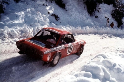 Amilcare Ballestrieri - Silvio Maiga
42º Rallye Automobile de Monte-Carlo 1973. Lancia Fulvia 1.6 Coupé HF. Abndonó por el eje de transmisión (cardán) en SS8 St Barthelemy de 40.00 km..

Del 19 al 26 de Enero, Monte-Carlo.
Superficie: asfalto - nieve - hielo.

El Rally tenia un total de 4800 km de los que 456.50 km divididos en 18 tramos eran especiales, (2 ellas fueron canceladas SS10 Col de la Porte de 18.25 Km y SS11 La Cabanette de 18.25Km).

Tomaron la salida 278 equipos, finalizaron 51.@
Palabras clave: ;Silvio_Maiga;Lancia;Fulvia;Coupe;Montecarlo;1973;nieve