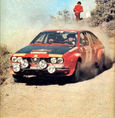 Amilcare Ballestrieri - Enrico Gigli
8º Rally dell'Isola d'Elba 1975. Alfa Romeo Alfetta GT (MI V85554). Clasificado 1º.
Alfa Romeo

Del 17 al 19 de Abril, Portoferraio, Italia.

Superficie: Asfalto con 295.20 km cronometrados divididos en 34 especiales.

Tomaron la salida 109 equipos, finalizaron 37.@
Palabras clave: Elba;Alfa_Romeo;1975
