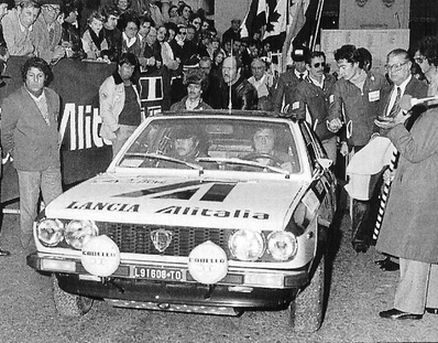 Amilcare Balestrieri - Piero Sodano
43º Rallye Automobile de Monte-Carlo 1975. Lancia Beta Coupé (TO L91608). Abandonó por motor.

Del 15 al 23 de Enero, Monte Carlo.
Superficie: asfalto - nieve.

El Rally tenia un total de 2,345.00 Km de los que 472.00 Km divididos en 22 tramos eran especiales.

Se inscribieron 114 equipos, tomaron la salida 96, finalizaron 43.@
Palabras clave: ;Piero_Sodano;Lancia;Beta;Montecarlo;1975;parque_cerrado