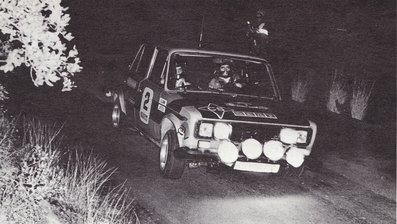 Antonio Zanini Sans - Juan Jose Petisco
24º Rally Costa Brava 1976. Seat 1430 Especial 1800 (Gr.4 SEAT Competición). Clasificado 1º.

Del 13 al 15 de Febrero, Lloret de Mar, Girona, Catalunya, España.
Organización: Peña Motorista Diez por Hora.
Superficie: asfalto -tierra.

El Rally tenía un total de 1064.00 km de los que 272.80 km eran tramos cronometrados.

Tomaron salida 90 equipos, finalizaron 23.@
Palabras clave: ;Seat;Costa_Brava;1976;