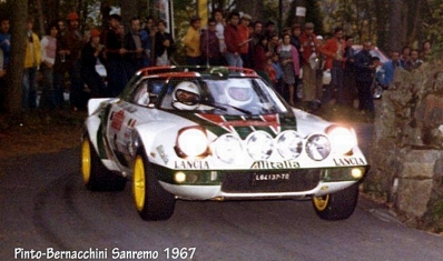 Raffaele (Lele) Pinto - Arnaldo Bernacchini
18º Rally de Sanremo 1976. Lancia Stratos HF (TO L64137). Clasificado 3º.

Del 6 al 9 de Octubre, Sanremo, Imperia, Liguria, Italia.
Superficie: asfalto.

El Rally tenia un total de 1509 km de los que 780 Km divididos en 36 tramos eran especiales, (2 de ellos fueron cancelados SS9 y SS30).

Tomaron la salida 133 equipos, finalizaron 68.@
Palabras clave: Raffaele_Pinto;Lancia;Stratos;Sanremo;1976