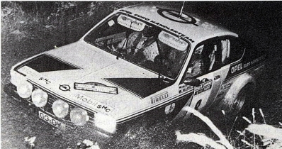Walter Röhrl - Willi-Peter Pitz
18º Rally San Remo 1976, Opel Kadett GT/E 16V (GG-DV 178). Abandonó por problemas de motor.

Del 6 al 9 de Octubre, Sanremo, Imperia, Liguria, Italia.
Superficie: asfalto.

El Rally tenia un total de 1509 km de los que 780 Km divididos en 36 tramos eran especiales (2 de ellos fueron cancelados SS9 y SS30).

Tomaron la salida 133 equipos, finalizaron 68.@
Palabras clave: Walter_Röhrl;Sanremo;Opel;Kadett;GT/E;1976