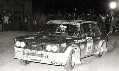 Roberto Cambiaghi - Emanuele Santfront
18º Rallye Sanremo 1976. Fiat 131 Abarth (TO P09981). Abandonó por el diferencial del coche.

Del 6 al 9 de Octubre, Sanremo, Imperia, Liguria, Italia.
Superficie: asfalto.

El Rally tenia un total de 1509 km de los que 780 Km divididos en 36 tramos eran especiales (2 de ellos fueron cancelados SS9 y SS30).

Tomaron la salida 133 equipos, finalizaron 68.@
Palabras clave: Roberto_Cambiaghi;Fiat;Abarth;Sanremo;1976