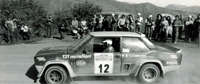 Roberto Cambiaghi - Emanuele Santfront
18º Rallye Sanremo 1976. Fiat 131 Abarth (TO P09981). Abandonó por el diferencial del coche.

Del 6 al 9 de Octubre, Sanremo, Imperia, Liguria, Italia.
Superficie: asfalto.

El Rally tenia un total de 1509 km de los que 780 Km divididos en 36 tramos eran especiales (2 de ellos fueron cancelados SS9 y SS30).

Tomaron la salida 133 equipos, finalizaron 68.@
Palabras clave: Roberto_Cambiaghi;Fiat;Abarth;Sanremo;1976