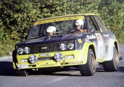 Roberto Cambiaghi - Emanuele Santfront
18º Rallye Sanremo 1976. Fiat 131 Abarth (TO P09981). Abandonó por el diferencial del coche.

Del 6 al 9 de Octubre, Sanremo, Imperia, Liguria, Italia.
Superficie: asfalto.

El Rally tenia un total de 1509 km de los que 780 Km divididos en 36 tramos eran especiales (2 de ellos fueron cancelados SS9 y SS30).

Tomaron la salida 133 equipos, finalizaron 68.@
Palabras clave: Roberto_Cambiaghi;Fiat;Abarth;Sanremo;1976
