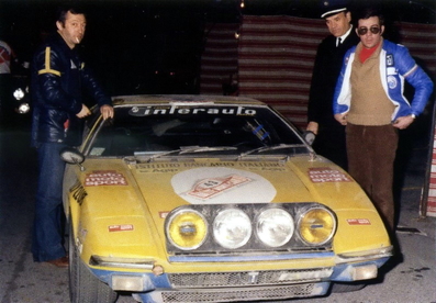 Leo Pittoni - Sergio Maiga
44º Rallye Automobile de Monte-Carlo 1976. De Tomaso Pantera. Abandonó, desconocemos el motivo y en que especial.

Del 17 al 24 de Enero, Monte-Carlo.
Superficie: asfalto - nieve.

El Rally tenia un total de 4500 km de los que 530.50 km divididos en 23 tramos eran especiales.

Se inscribieron 163 equipos, tomaron la salida 148, finalizaron 84.@
Palabras clave: Tomaso_Pantera;Montecarlo;1976;Personajes