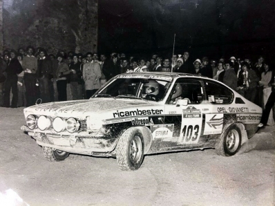 Scelti - Bertulli
18º Rally San Remo 1976, Opel Kadett GT/E. Abandonó, desconocemos el motivo.

Del 6 al 9 de Octubre, Sanremo, Imperia, Liguria, Italia.
Superficie: asfalto.

El Rally tenia un total de 1509 km de los que 780 Km divididos en 36 tramos eran especiales (2 de ellos fueron cancelados SS9 y SS30).

Tomaron la salida 133 equipos, finalizaron 68.@
Palabras clave: Sanremo;Opel;Kadett;GT/E;1976