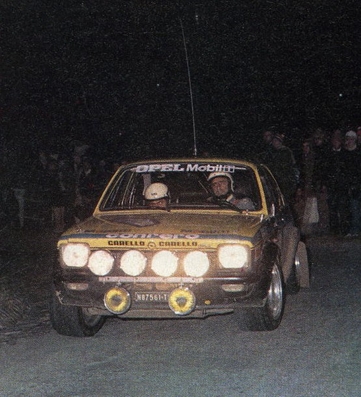 Amilcare Ballestrieri	 - Silvio Maiga
6º Rally Sicilia 1977. Opel Kadett GT/E. Clasificado 3º.@
Palabras clave: Opel;Kadett;GT/E;Sicilia;1977
