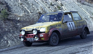 Jean Ragnotti - Jean-Marc Andrie
47º Rallye Automobile de Monte-Carlo 1979. Renault 5 Alpine (5238 JV 76). Clasificado 11º.
Del 20 al 26 de Enero, Monte-Carlo.
Superficie: asfalto - nieve.
El Rally tenia un total de 4840 km de los que 619 km divididos en 30 tramos, eran especiales (1 de ellos fue cancelado SS13 St Barthelemy de 19 Km).
Se inscribieron 255 equipos, tomaron la salida 233, finalizaron 84.@
Palabras clave: ;Renault;R5;Alpine;Montecarlo;1979